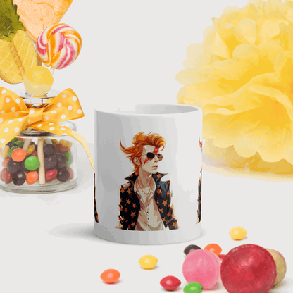 ☕ Taza de David Bowie | ¡Envío Gratis! ⚡ Edición Starman ⚡ - Dragceida Queertural