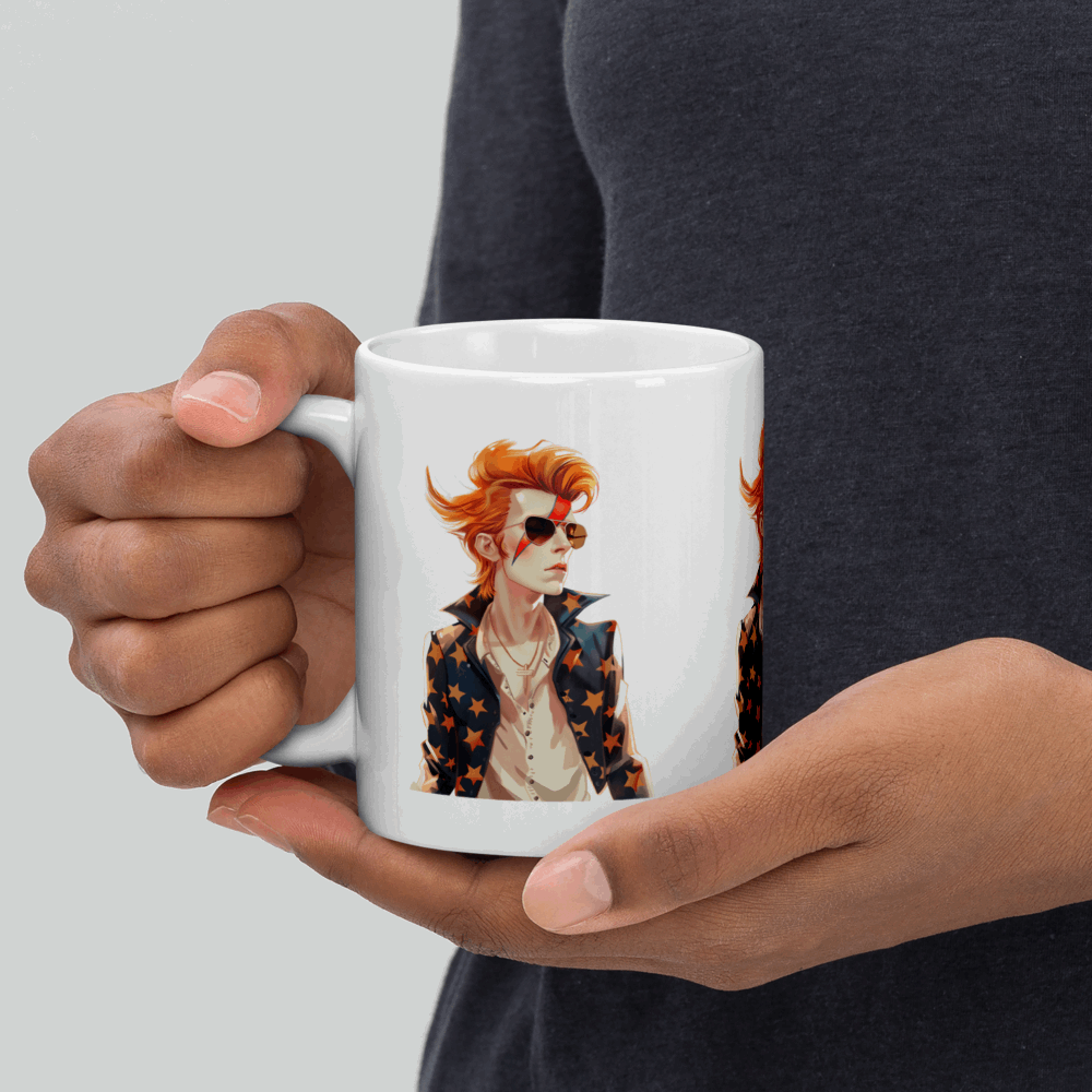 ☕ Taza de David Bowie | ¡Envío Gratis! ⚡ Edición Starman ⚡ - Dragceida Queertural