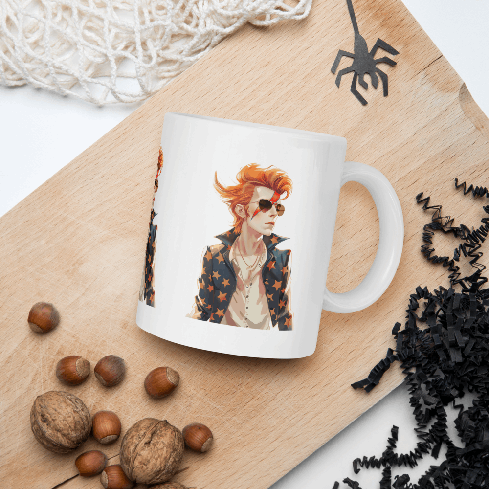 ☕ Taza de David Bowie | ¡Envío Gratis! ⚡ Edición Starman ⚡ - Dragceida Queertural