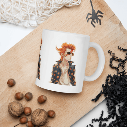 ☕ Taza de David Bowie | ¡Envío Gratis! ⚡ Edición Starman ⚡ - Dragceida Queertural