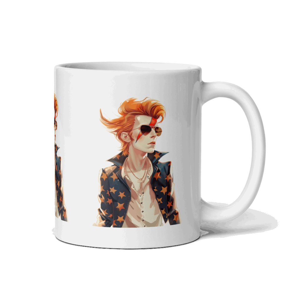 ☕ Taza de David Bowie | ¡Envío Gratis! ⚡ Edición Starman ⚡ - Dragceida Queertural