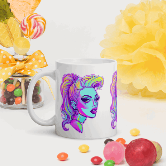 ☕ Taza Queer de| Drag Queens | ¡¡Envío Gratis!! 💄 Edición Diamond Dazzle 💄 - Dragceida Queertural