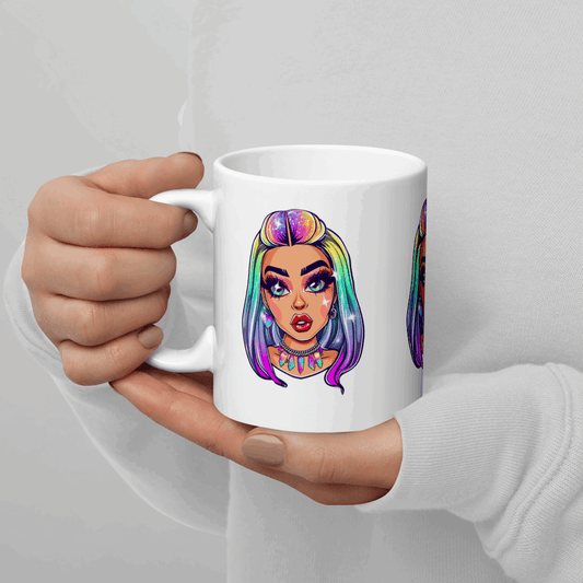 ☕ Taza Queer de| Drag Queens | ¡¡Envío Gratis!! 💄 Edición Glitterati Grace 💄 - Dragceida Queertural