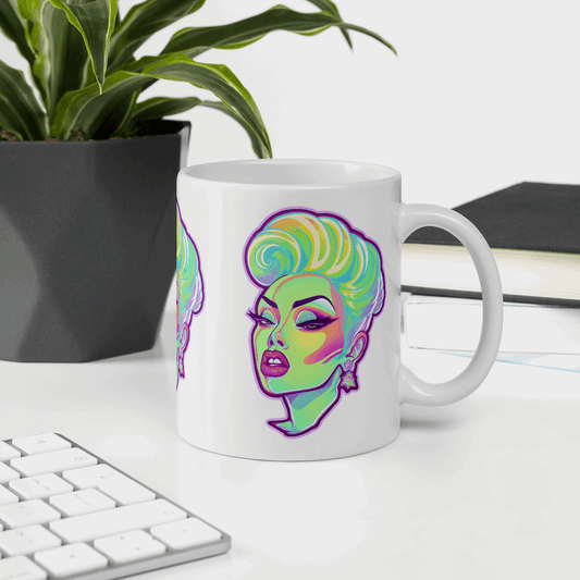 ☕ Taza Queer de | Drag Queens | ¡Envío Gratis! 💄 Edición Opal Vixen 💄 - Dragceida Queertural