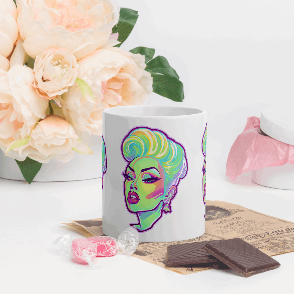 ☕ Taza Queer de | Drag Queens | ¡Envío Gratis! 💄 Edición Opal Vixen 💄 - Dragceida Queertural