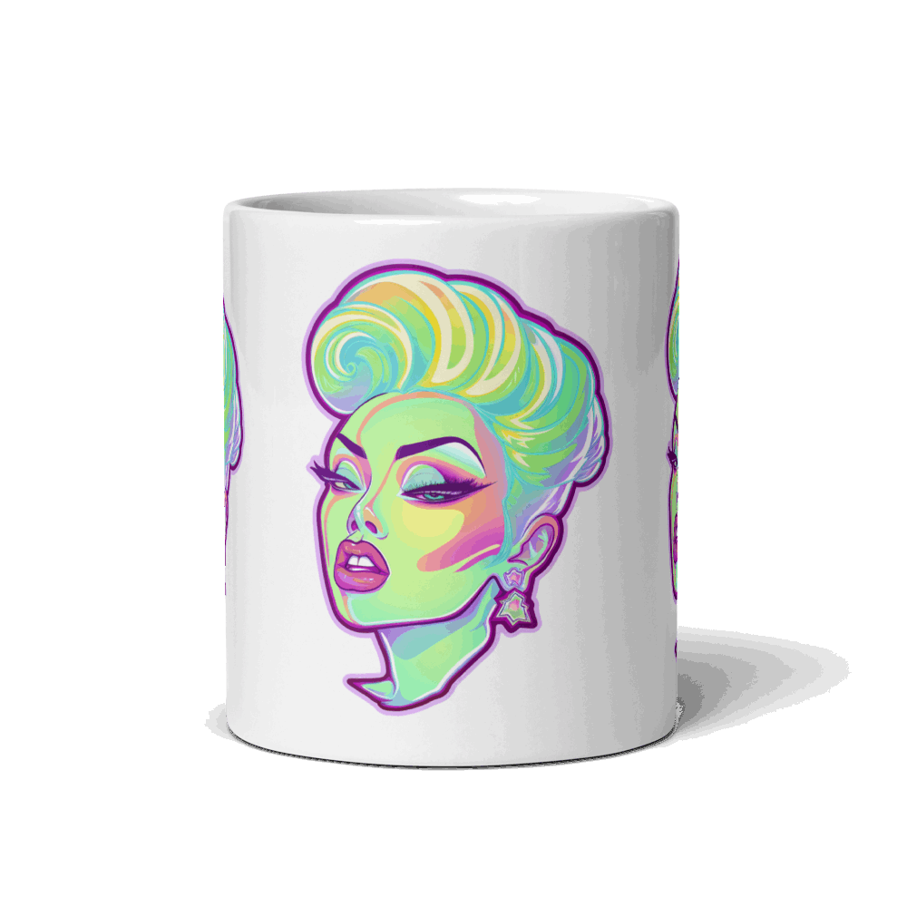 ☕ Taza Queer de | Drag Queens | ¡Envío Gratis! 💄 Edición Opal Vixen 💄 - Dragceida Queertural