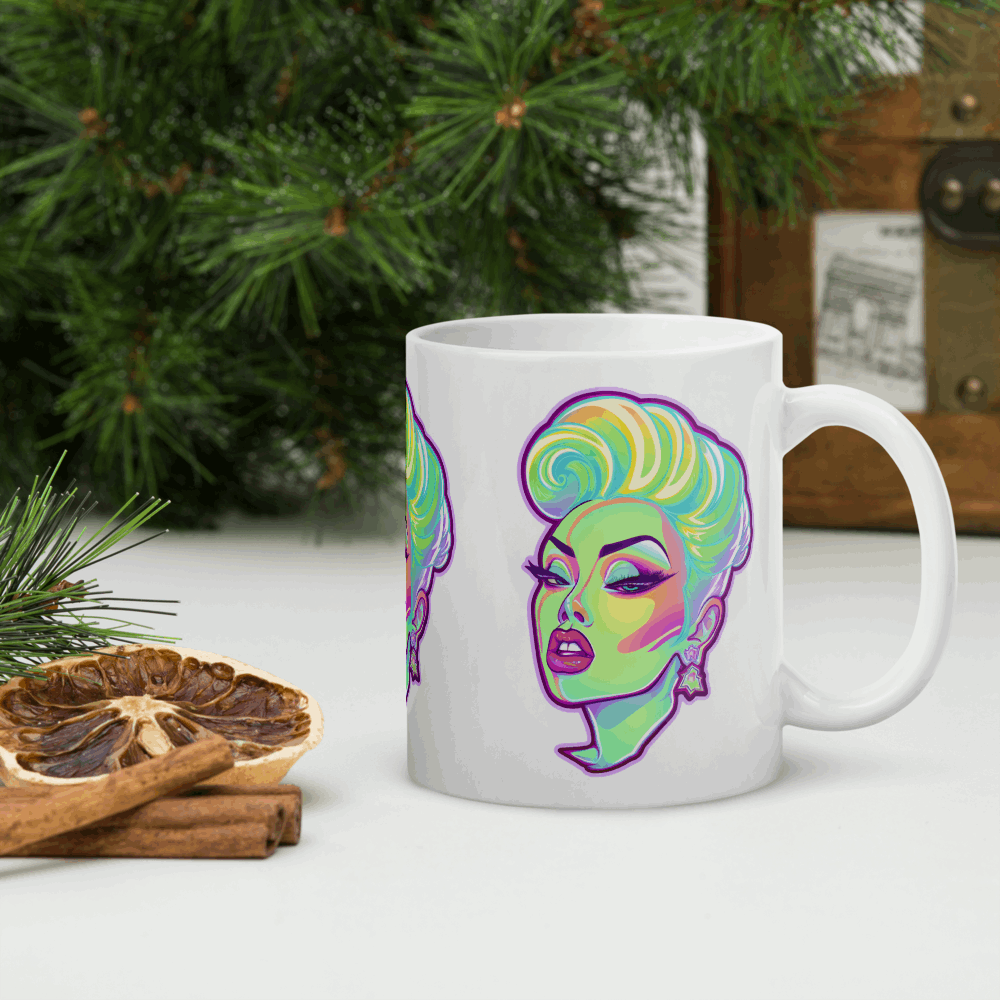 ☕ Taza Queer de | Drag Queens | ¡Envío Gratis! 💄 Edición Opal Vixen 💄 - Dragceida Queertural