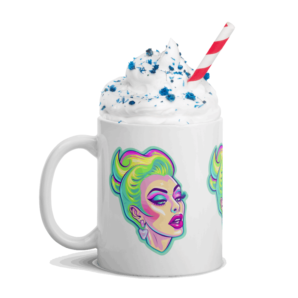 ☕ Taza Queer de | Drag Queens | ¡Envío Gratis! 💄 Edición Ruby Royale 💄 - Dragceida Queertural