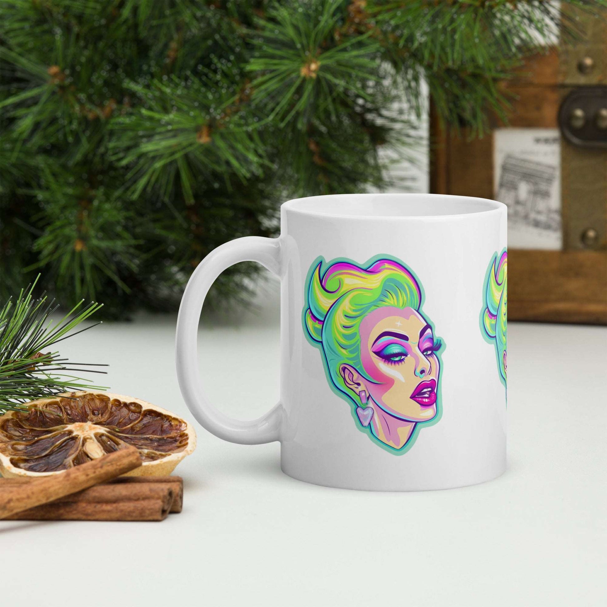 ☕ Taza Queer de | Drag Queens | ¡Envío Gratis! 💄 Edición Ruby Royale 💄 - Dragceida Queertural