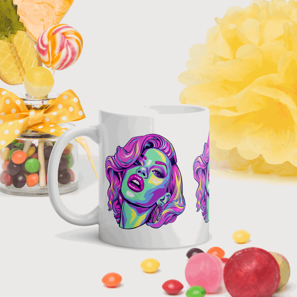 ☕ Taza Queer de | Drag Queens | ¡Envío Gratis! 💄 Edición Trina Tinsel 💄 - Dragceida Queertural