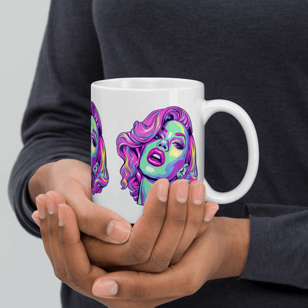 ☕ Taza Queer de | Drag Queens | ¡Envío Gratis! 💄 Edición Trina Tinsel 💄 - Dragceida Queertural