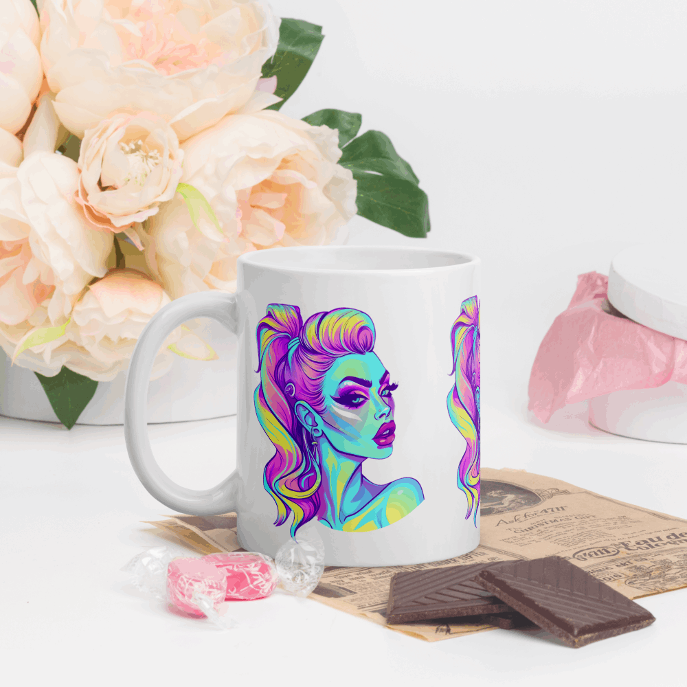 ☕ Taza Queer | Drag Queens | ¡Envío Gratis! 💄 Edición Delilah Fierce 💄 - Dragceida Queertural