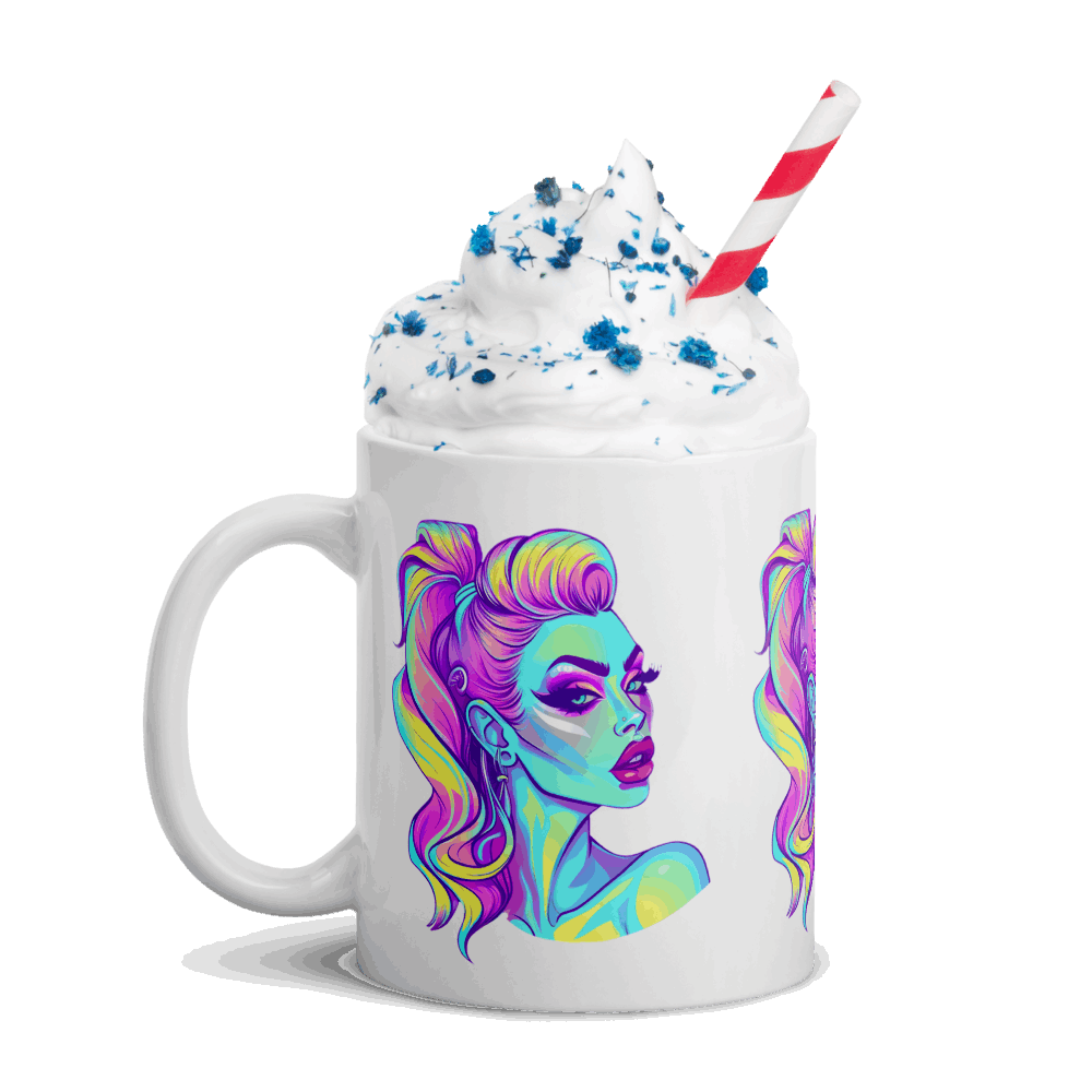 ☕ Taza Queer | Drag Queens | ¡Envío Gratis! 💄 Edición Delilah Fierce 💄 - Dragceida Queertural