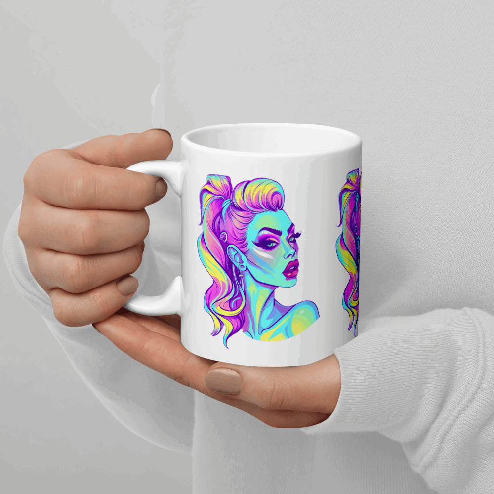 ☕ Taza Queer | Drag Queens | ¡Envío Gratis! 💄 Edición Delilah Fierce 💄 - Dragceida Queertural