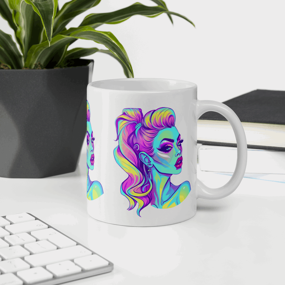 ☕ Taza Queer | Drag Queens | ¡Envío Gratis! 💄 Edición Delilah Fierce 💄 - Dragceida Queertural