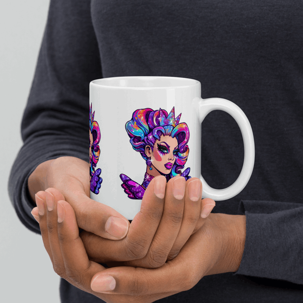 ☕ Taza Queer | Drag Queens | ¡Envío Gratis! 💄 Edición Sapphire Chameleon 💄 - Dragceida Queertural